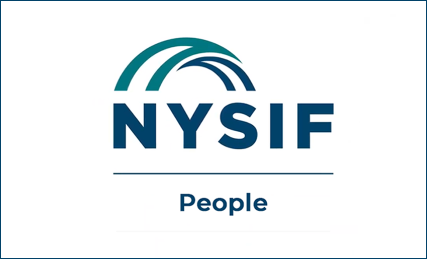 The image shows NYSIF's blue and teal logo underlined and followed by the word, People, in blue on a white background