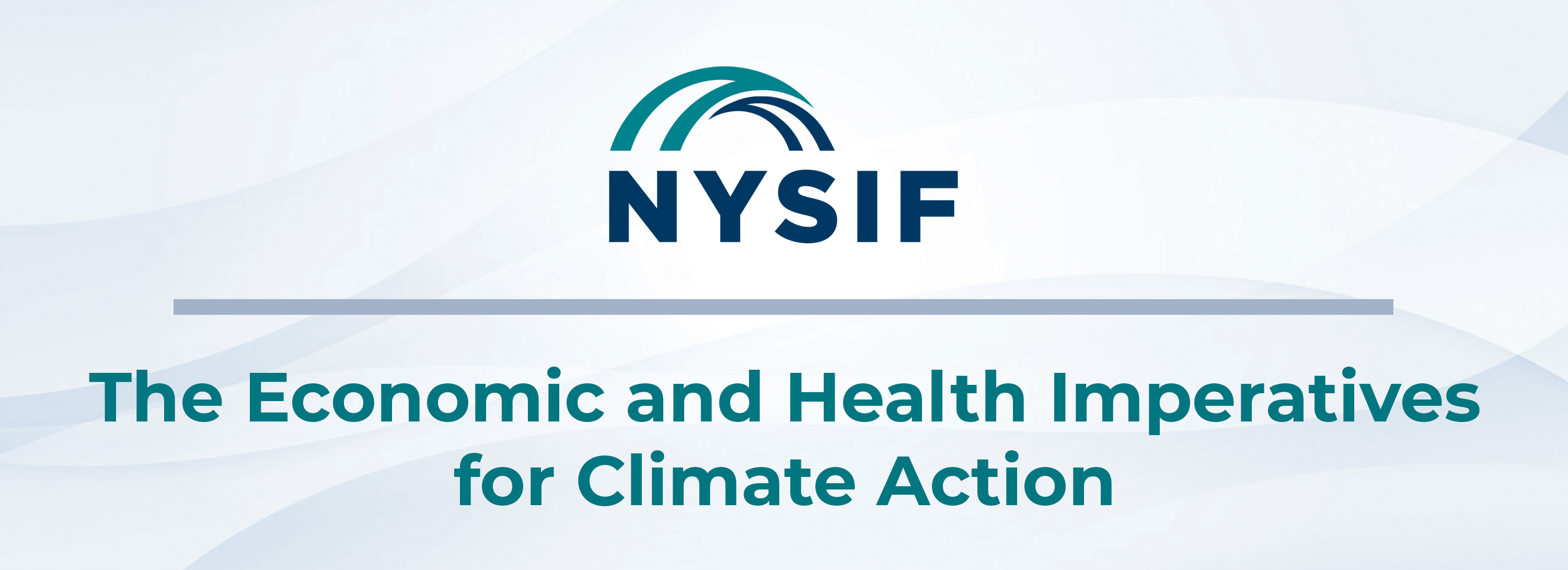 New York State Insurance Fund Climate Action Webpage Header